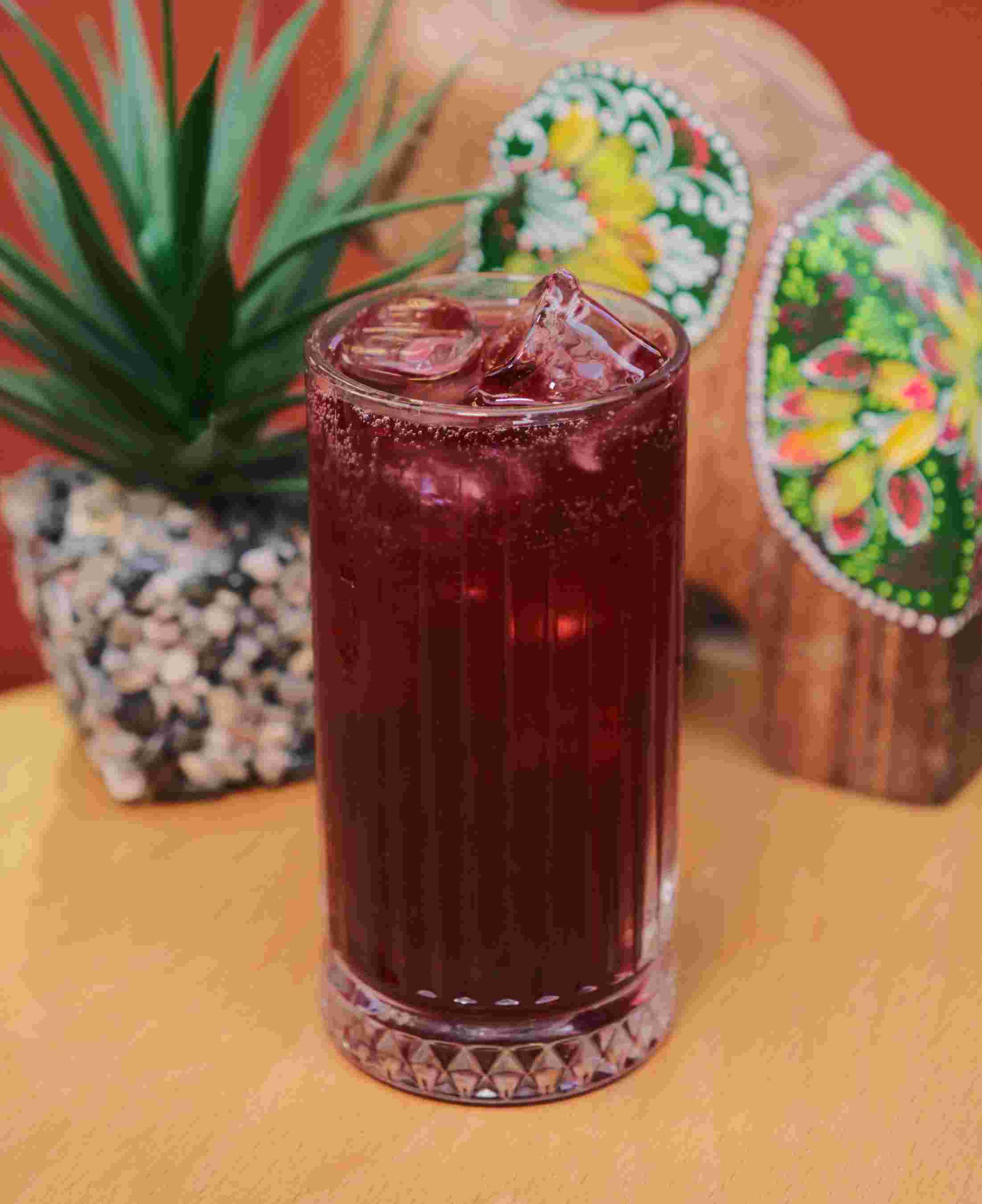 Cherry Berry Hibiscus Mocktail