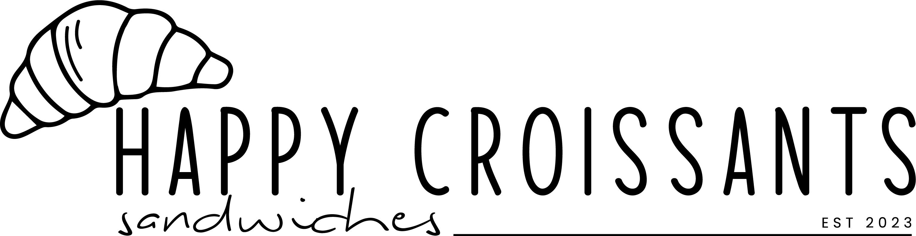 Happy Croissants Logo